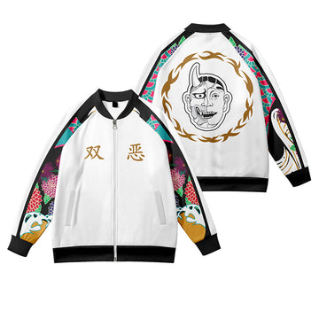 Anime Tokyo Revengers Kawada Soybean Cosplay Halloween Abrigo chaqueta de béisbol con cremallera Carnaval 3D Impreso